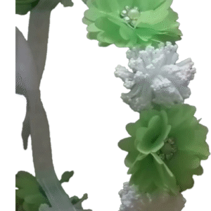 تاج گل سبز اکسسوری جشن تکلیف
